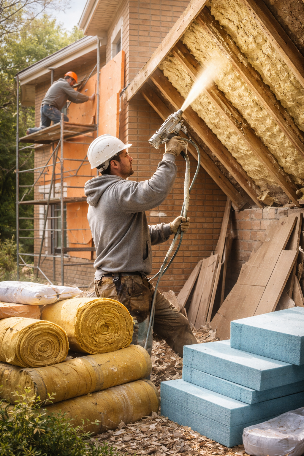 Утепление домов в Иркутске под ключ от 4376 руб/м2 | Профессионально — ТепломастерРкт